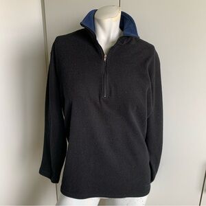 Patagonia Capilene women’s black size Medium long sleeve 1/4 zip fleece top